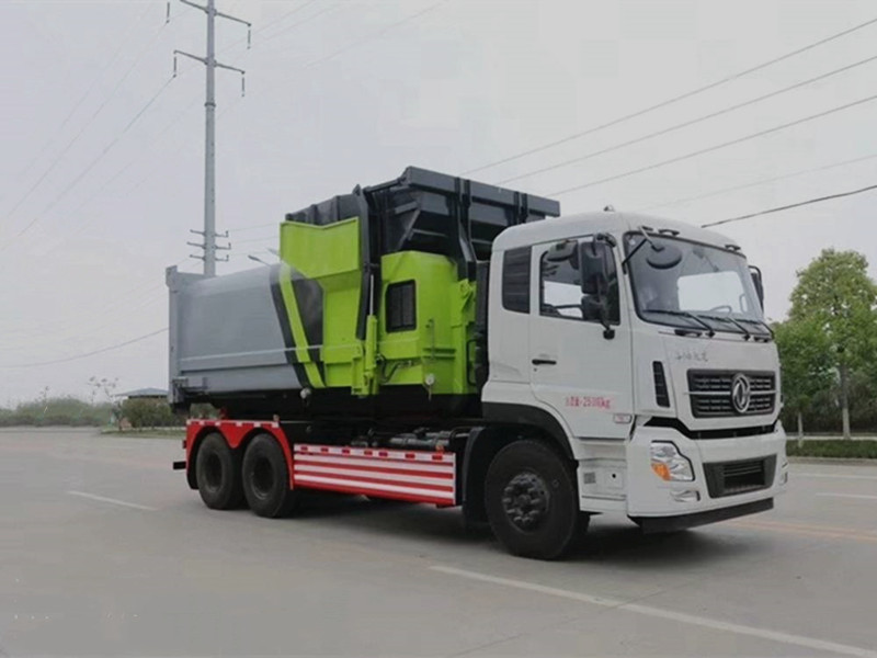 東風天龍18方廂可卸式垃圾車-18方垃圾車廠家價格報價 東風天龍18方廂可卸式垃圾車-18方垃圾車廠家價格報價