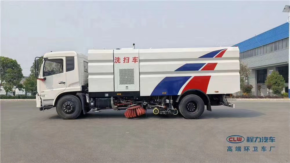 東風天錦16方市政道路掃路-洗掃車詳細配置-程力集團洗掃車生產(chǎn)廠家 東風天錦16方市政道路掃路-洗掃車詳細配置-程力集團洗掃車生產(chǎn)廠家